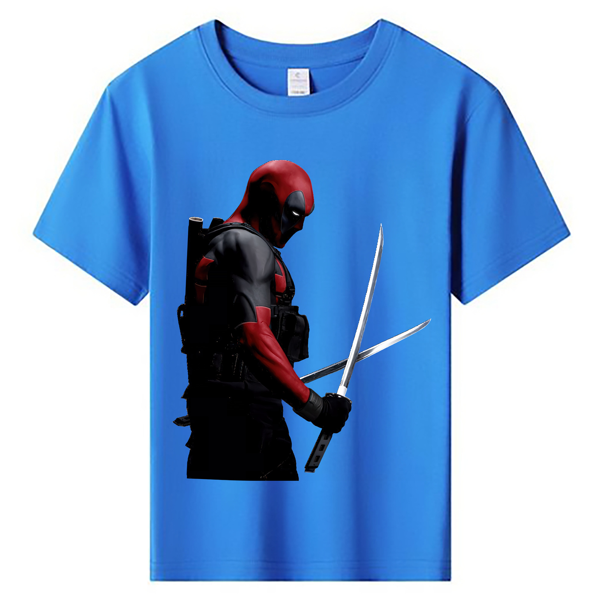 （画像用） Deadpool デッドプール 綿100％キッズTシャツ（フロントプリント）
